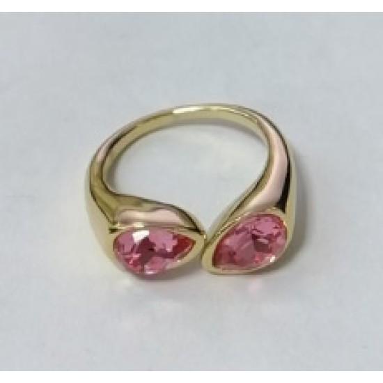 Colored Diamond Stainless Steel Ring