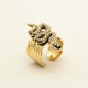 Snake stainless steel ring