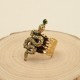 Snake stainless steel ring