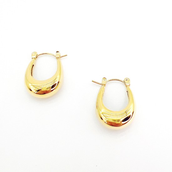 Hollow stainless steel earrings