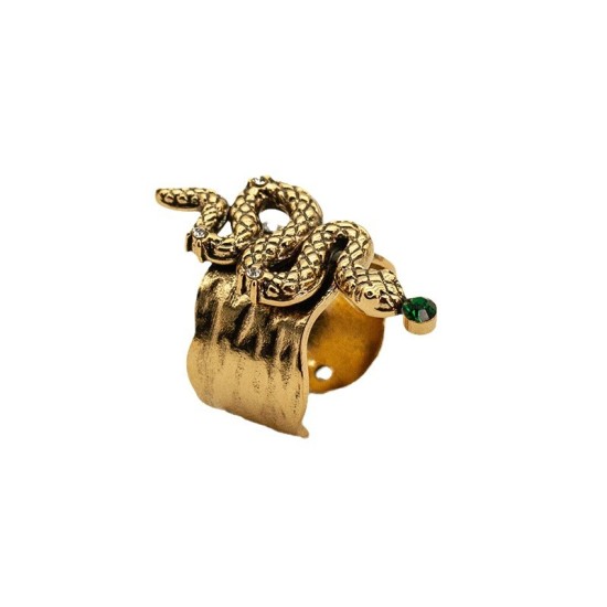 Snake stainless steel ring