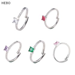 Zircon stainless steel ring