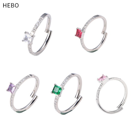 Zircon stainless steel ring