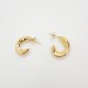 Hollow stainless steel earrings