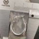 Circular stainless steel earrings