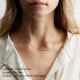 Lip chain stainless steel necklace