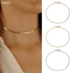 Stainless steel circular neck chain