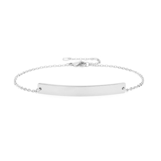 Stainless steel minimalist bracelet