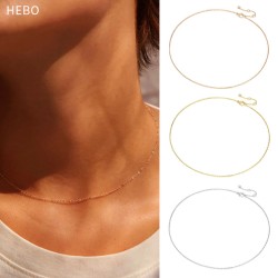 Minimalist stainless steel neck chain