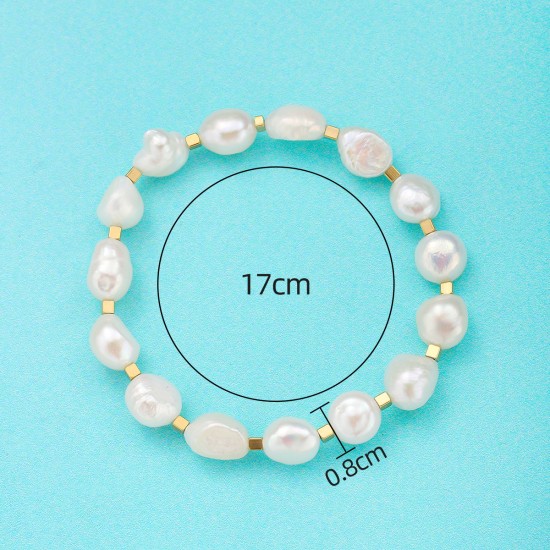 Pearl natural stone bracelet