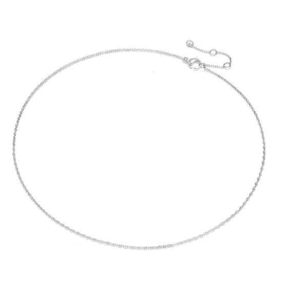 Minimalist stainless steel neck chain