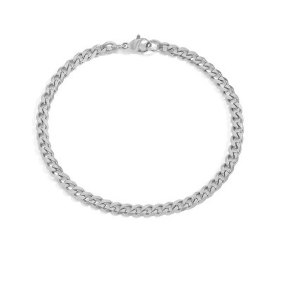 Stainless steel layered bracelet