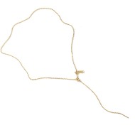 Adjustable stainless steel necklace