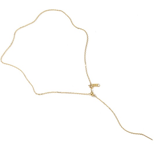 Adjustable stainless steel necklace