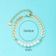 Pearl natural stone bracelet