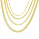 Snake bone chain stainless steel neck chain