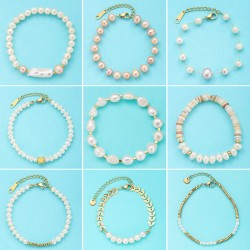 Pearl natural stone bracelet
