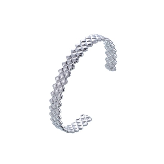 Stainless steel open bracelet