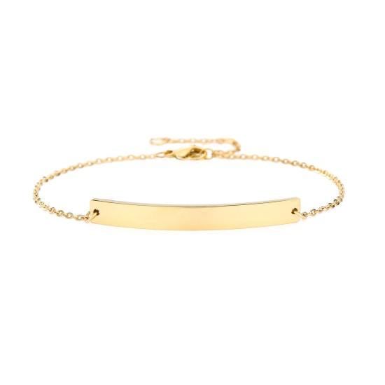 Stainless steel minimalist bracelet