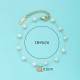 Pearl natural stone bracelet