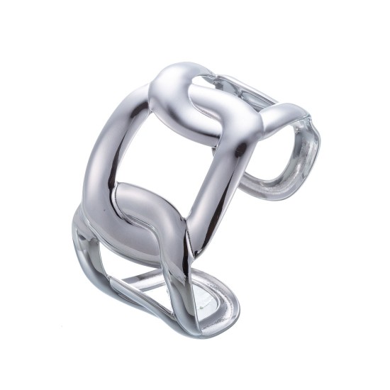 Stainless steel open bracelet