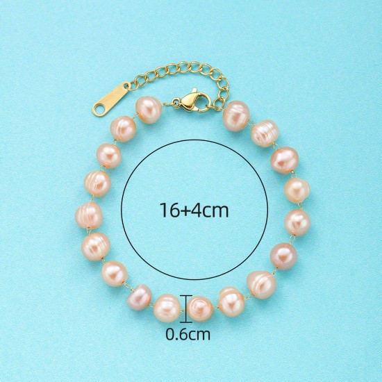 Pearl natural stone bracelet