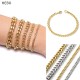 Stainless steel layered bracelet