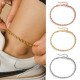Fried Dough Twists stainless steel anklet