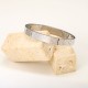 Embossed stainless steel bracelet