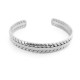 Twisted chain stainless steel bracelet