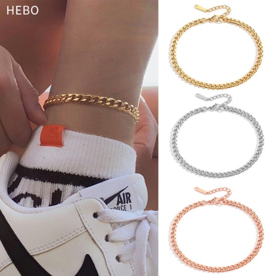 Stainless steel ankle chain