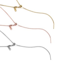 Adjustable stainless steel bracelet