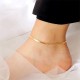 Flat Snake Chain Stainless Steel Foot Chain