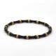 Bamboo oil dripping colored stainless steel bracelet