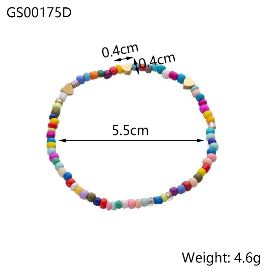 Natural stone bead bracelet