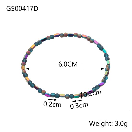 Natural stone bead flower bracelet