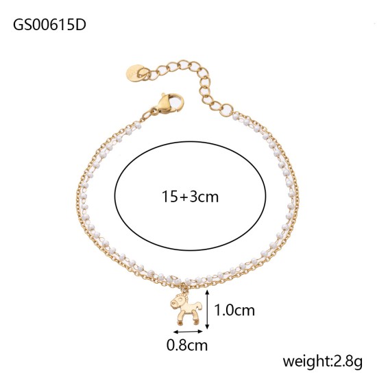 Exquisite and high-end stainless steel bracelet