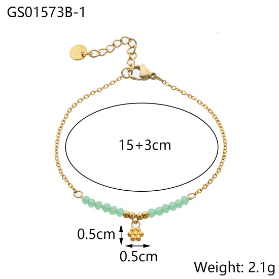 Vintage Chinese style bead bracelet