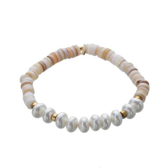 Turquoise stainless steel bracelet