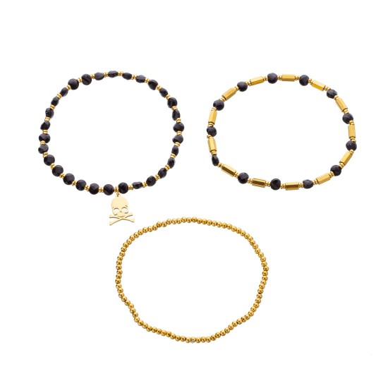 Natural stone bead bracelet