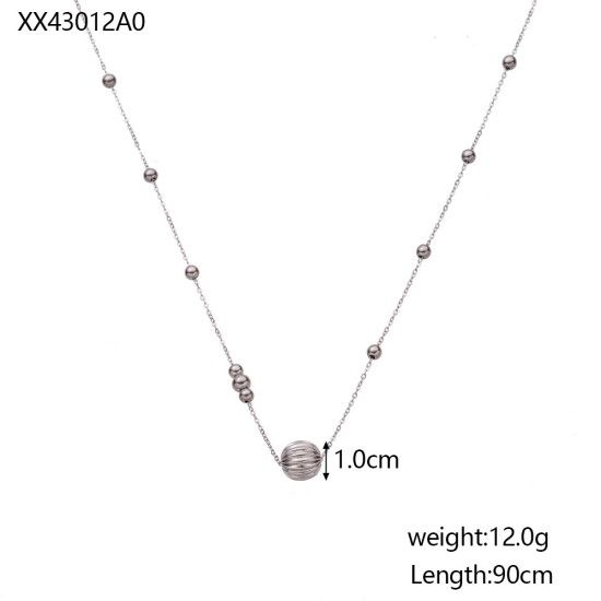 Stainless steel pendant bracelet