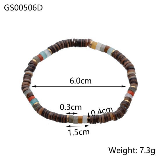 Natural stone bead bracelet