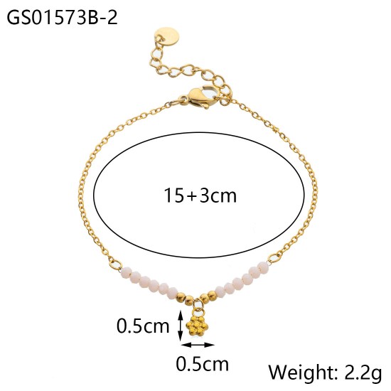 Vintage Chinese style bead bracelet