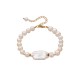 Pearl stainless steel bracelet