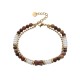 Natural stone bead bracelet