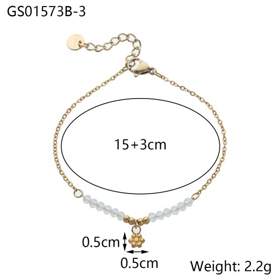 Vintage Chinese style bead bracelet