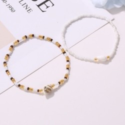 Beaded natural stone bracelet