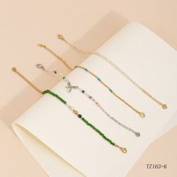 Commuter stainless steel bracelet