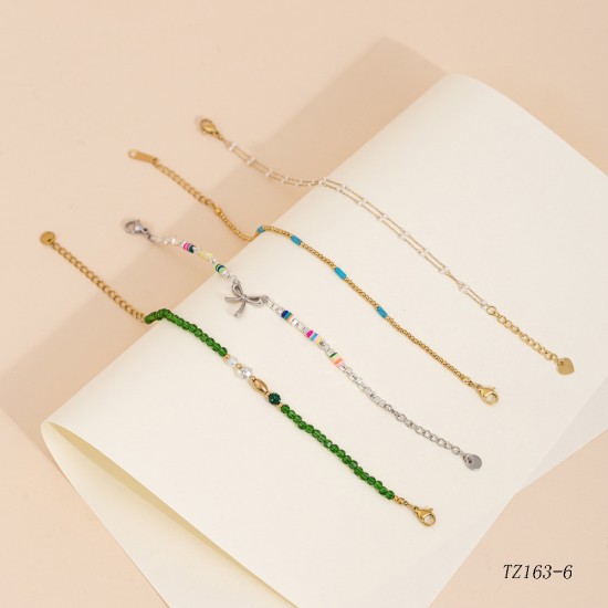 Commuter stainless steel bracelet