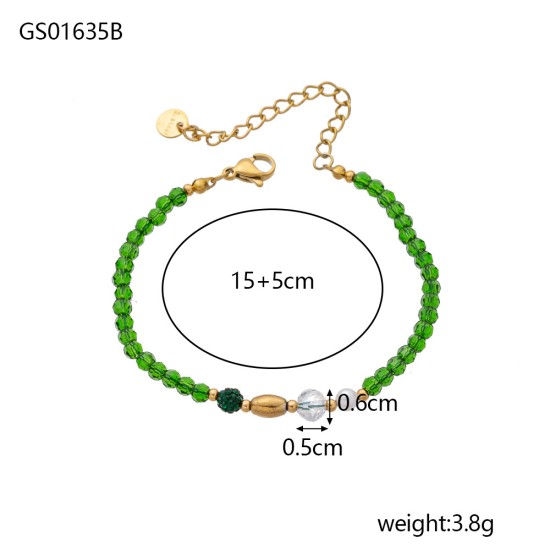 Commuter stainless steel bracelet